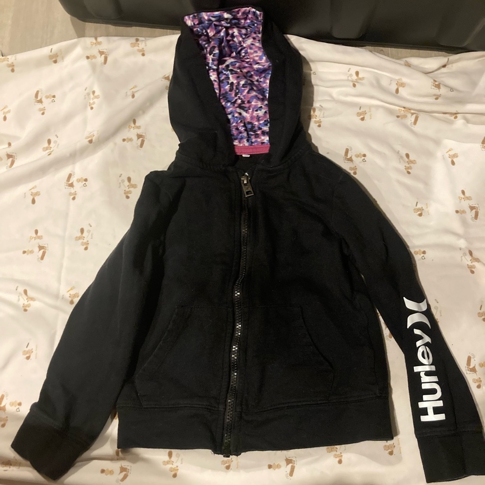 Hurley zip up jacket size 6x
